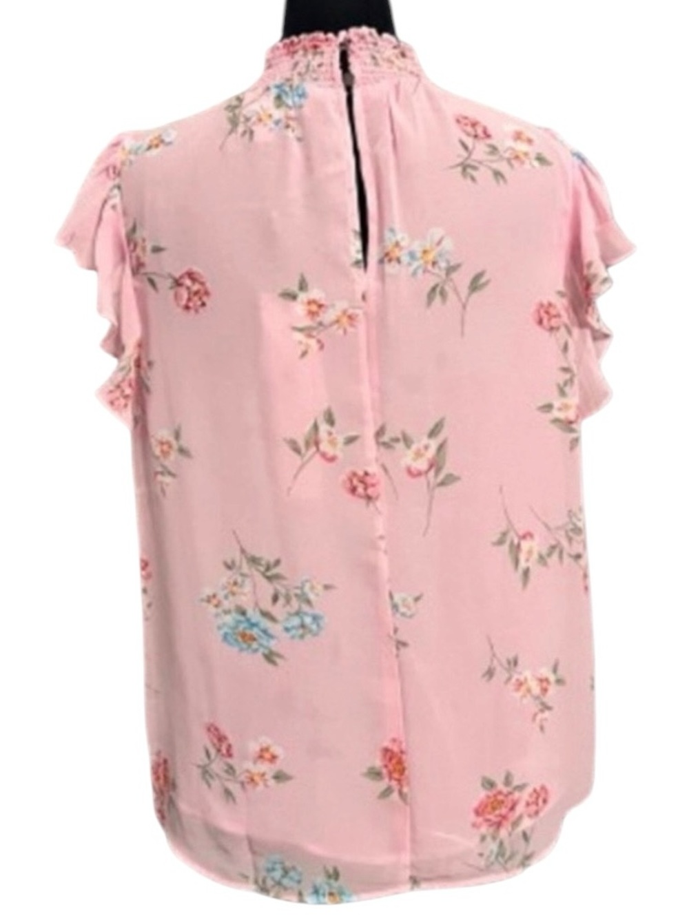 Catherine Malandrino Blouse S Pink Floral - Picture 2 of 6